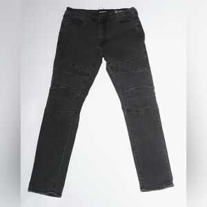 Blank NYC Moto Skinny Jeans Black